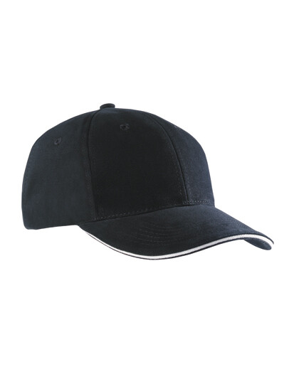6-panel sandwich cap
