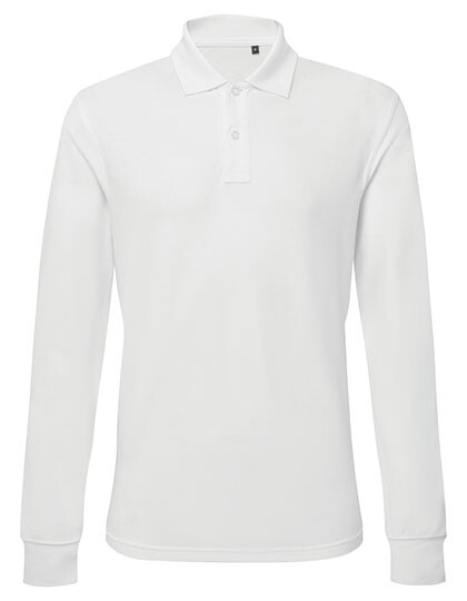 Polo à manches longues coupe classique pour homme