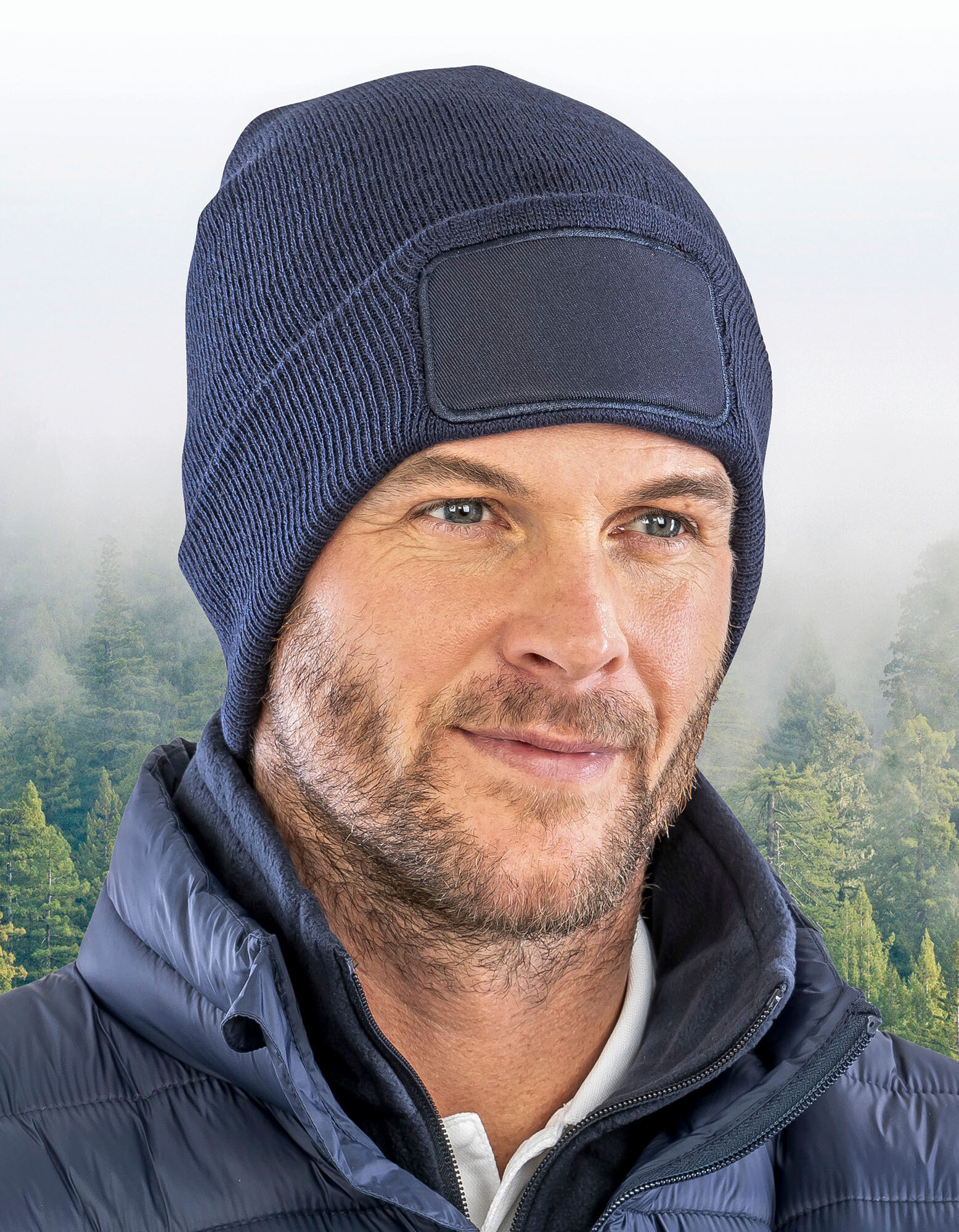 Recycled Double Knit Printers Beanie