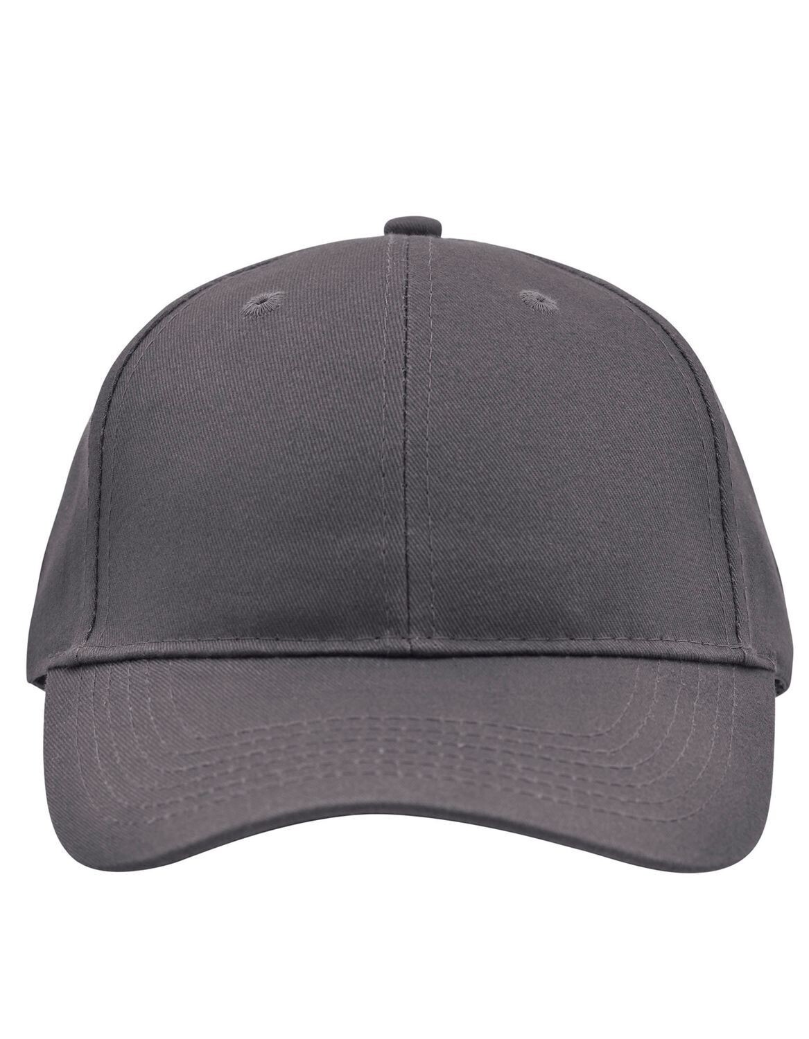 Casquette à 6 panneaux en tissu brossé