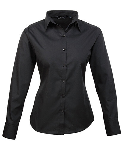 Women's Poplin Long Sleeve Blouse