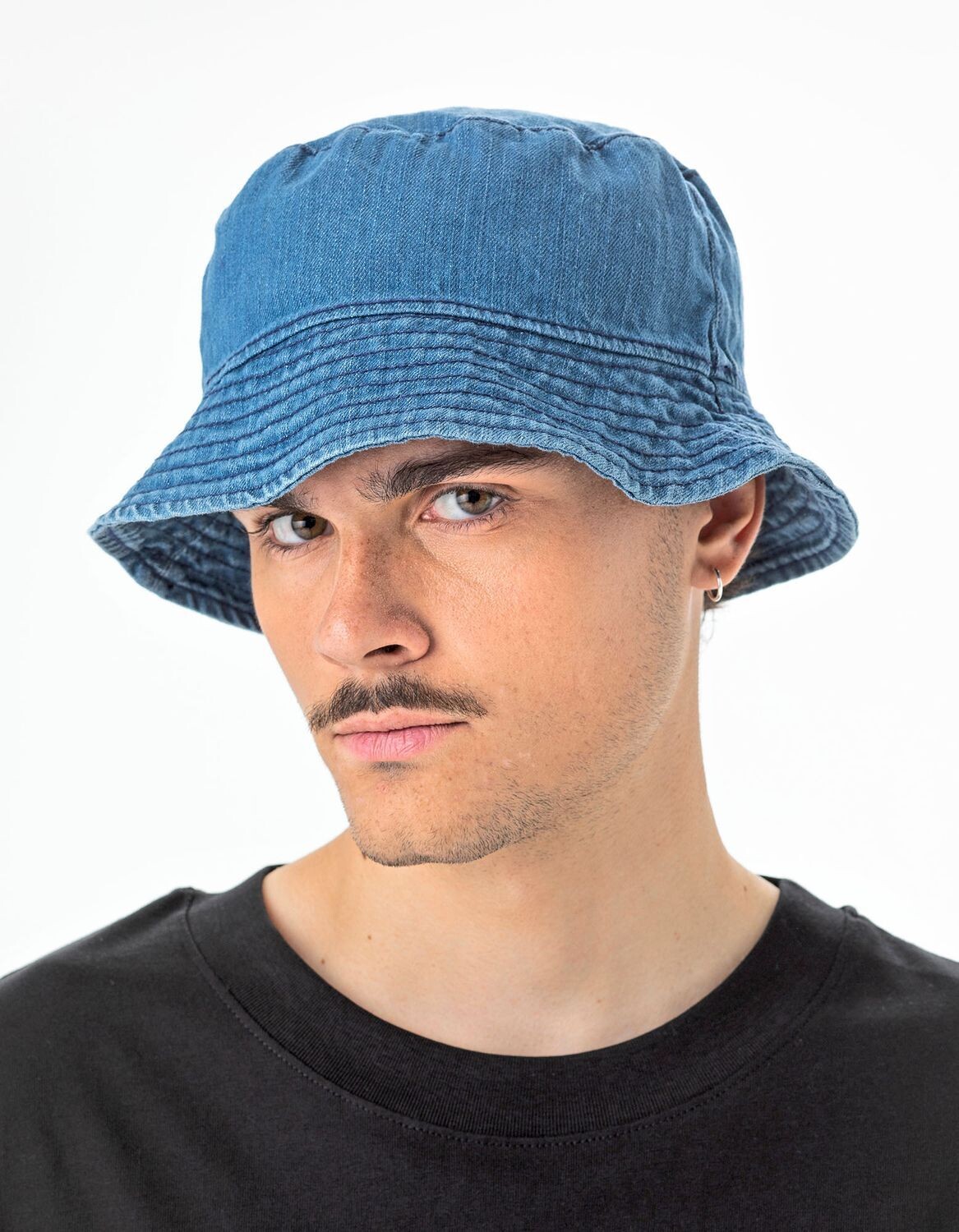 Cappello a secchiello in denim per adulti