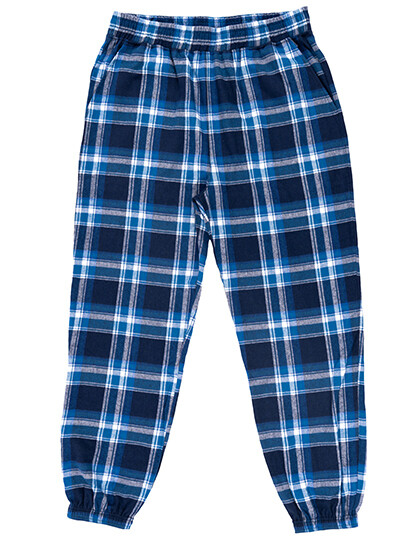 Pantalone jogger in flanella