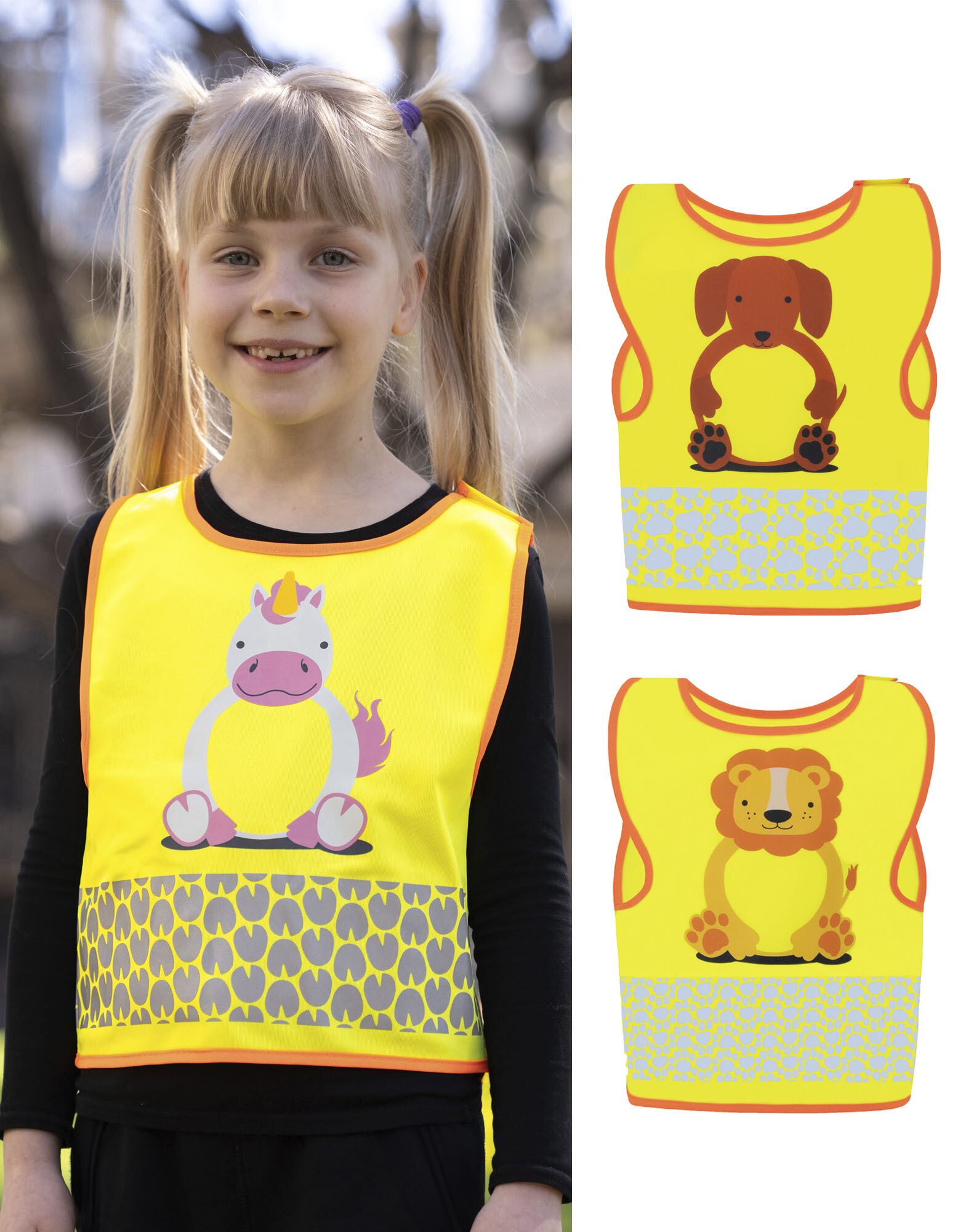 Children's Safety Vest Funtastic Wildlife CO² Neutral