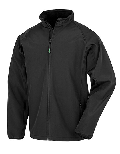 Chaqueta softshell reciclada de 2 capas imprimible para hombre