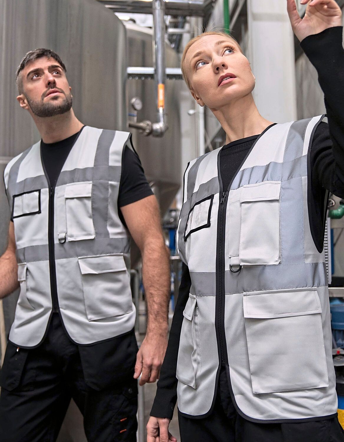 Gilet de sécurité multifonctionnel pour cadres, neutre en CO² Hambourg