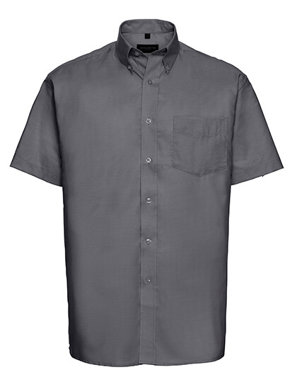 Camicia Oxford classica a maniche corte da uomo
