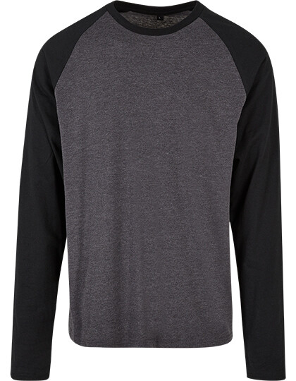 Men’s Contrast Raglan Long-Sleeved T-Shirt