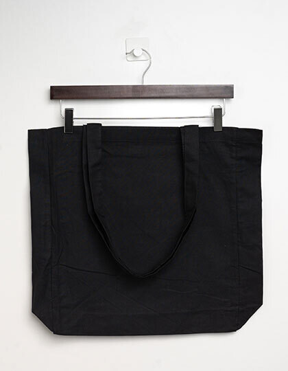Cotton Bag Side Fold Long Handles