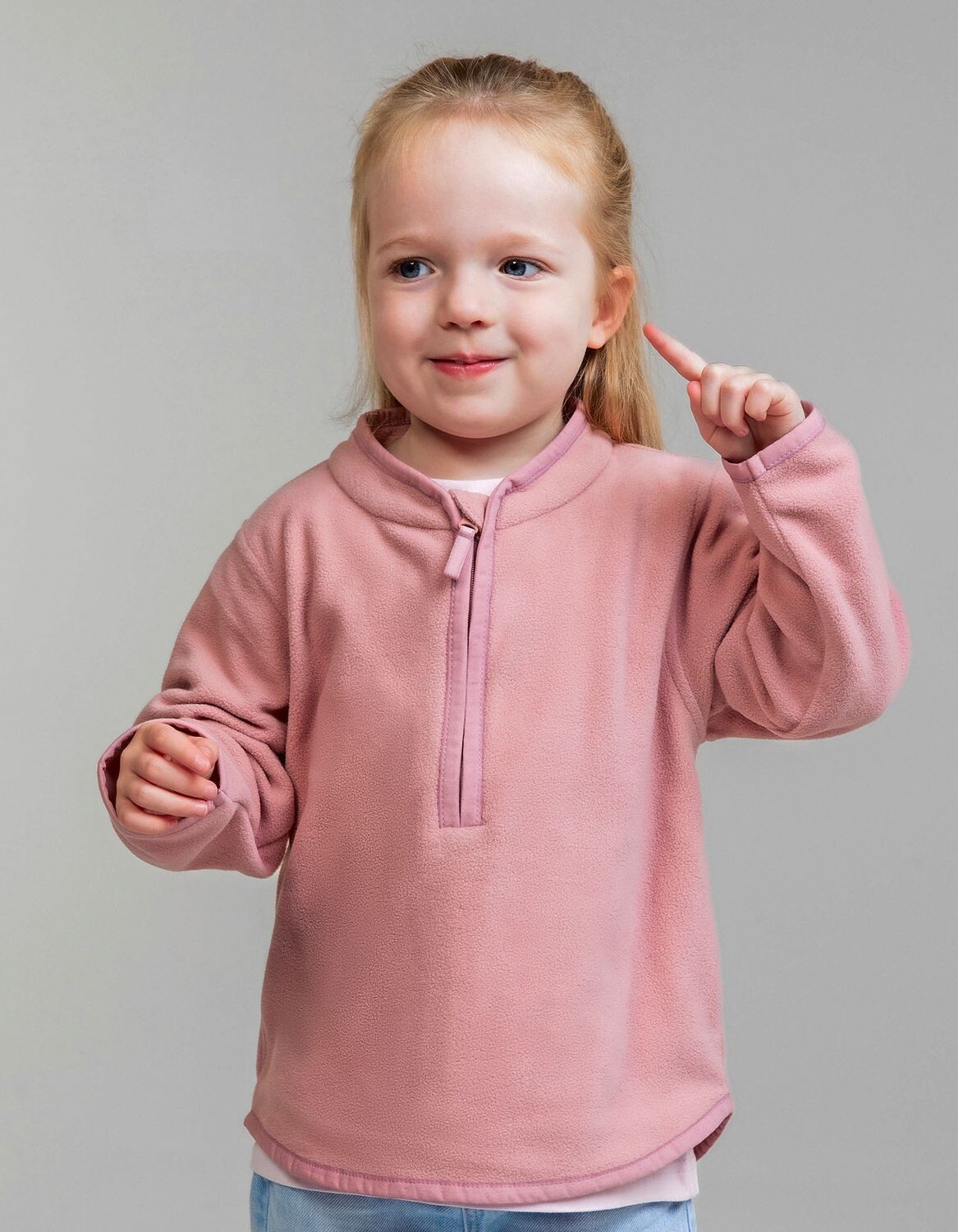 1/2 zip lightweight fleece