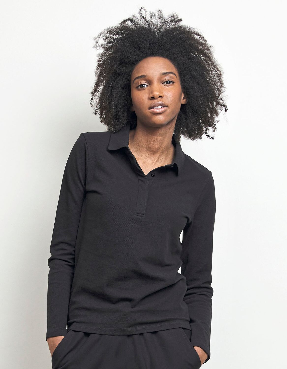 Women's Long Sleeve Polo Shirt Owen