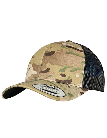 Retro Trucker Multicam Cap