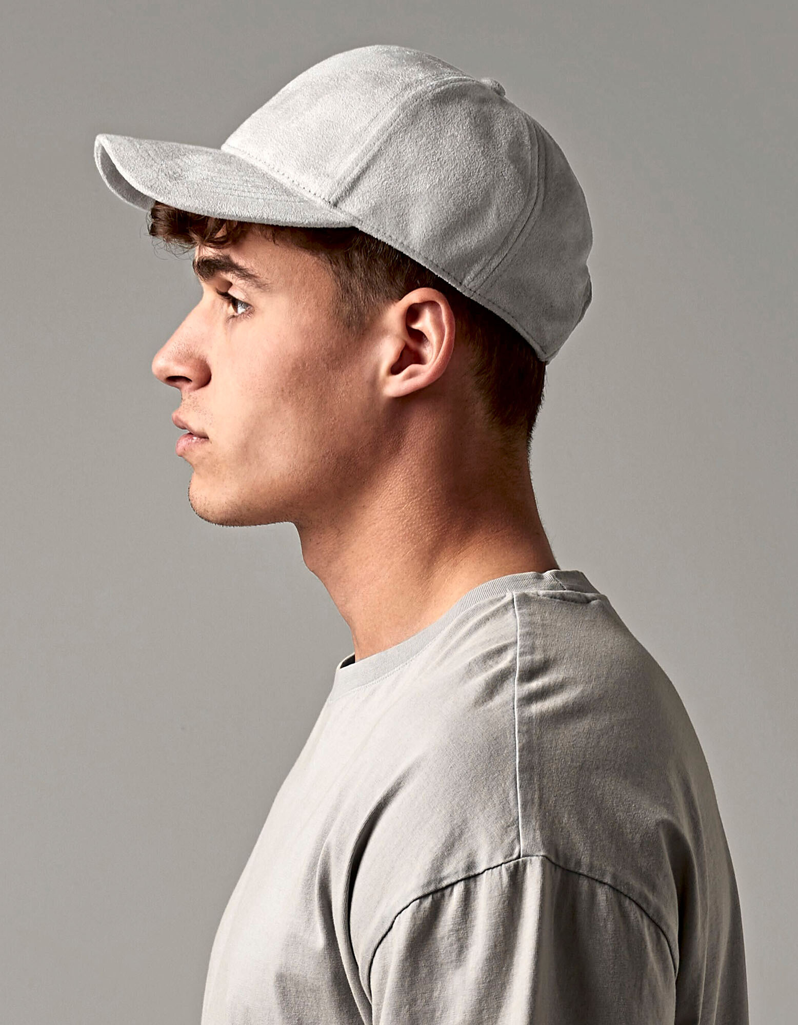 Faux Suede 6 Panel Cap