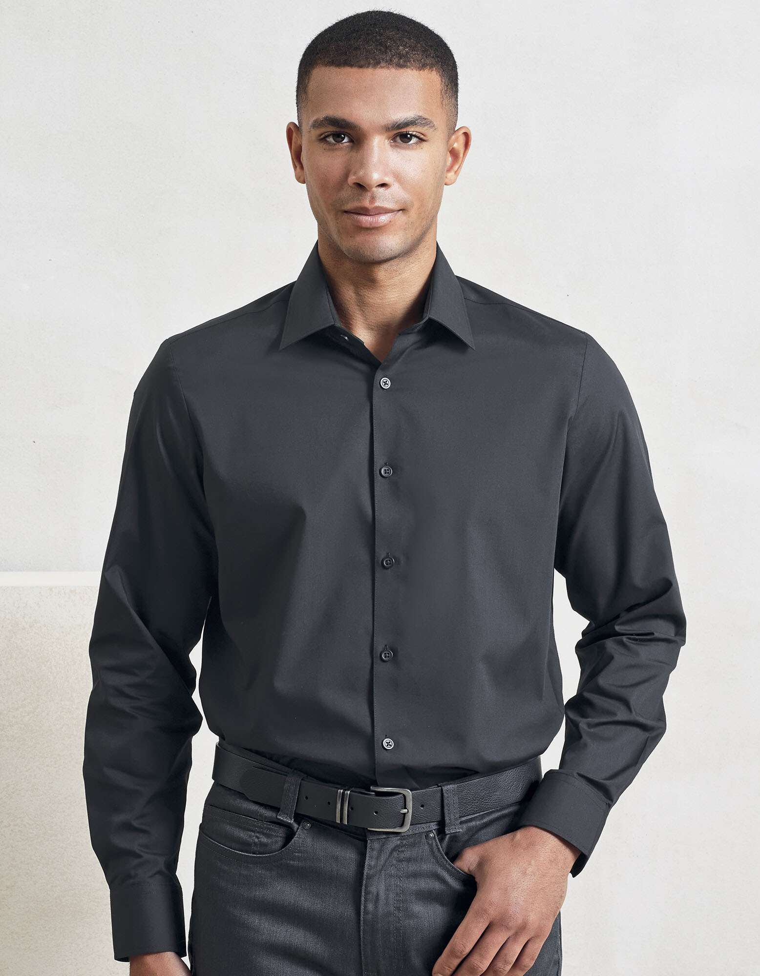 Men’s Long Sleeve ‘Recyclight’ Poplin Shirt