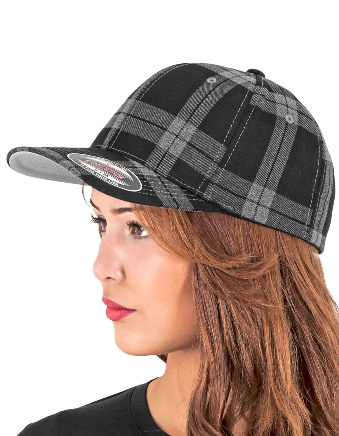 Casquette Flexfit à carreaux tartan