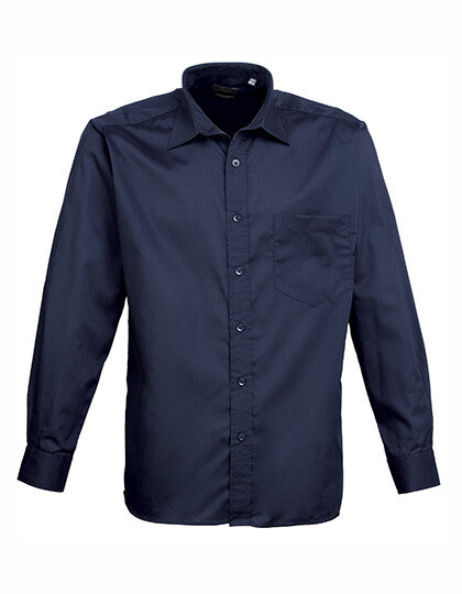 Men's Poplin Long-Sleeved Shirt