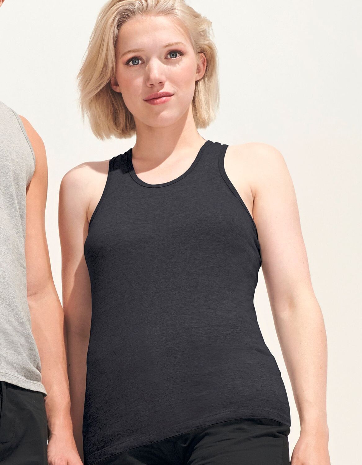 Camiseta sin mangas Justin para mujer
