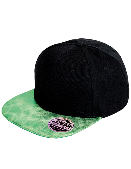 Bronx Flat Glitter Peak Snapback Cap