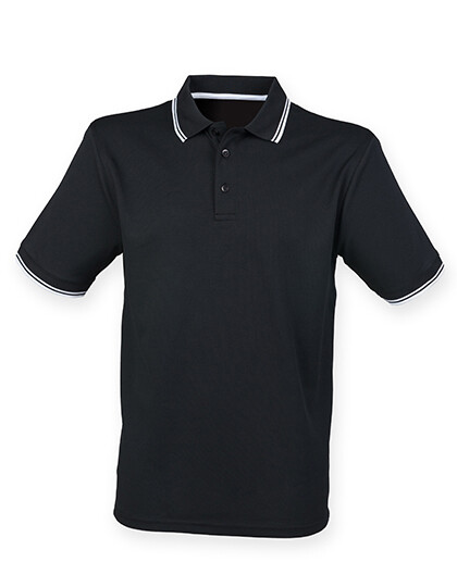 Polo da uomo Coolplus® a maniche corte con bordi a contrasto
