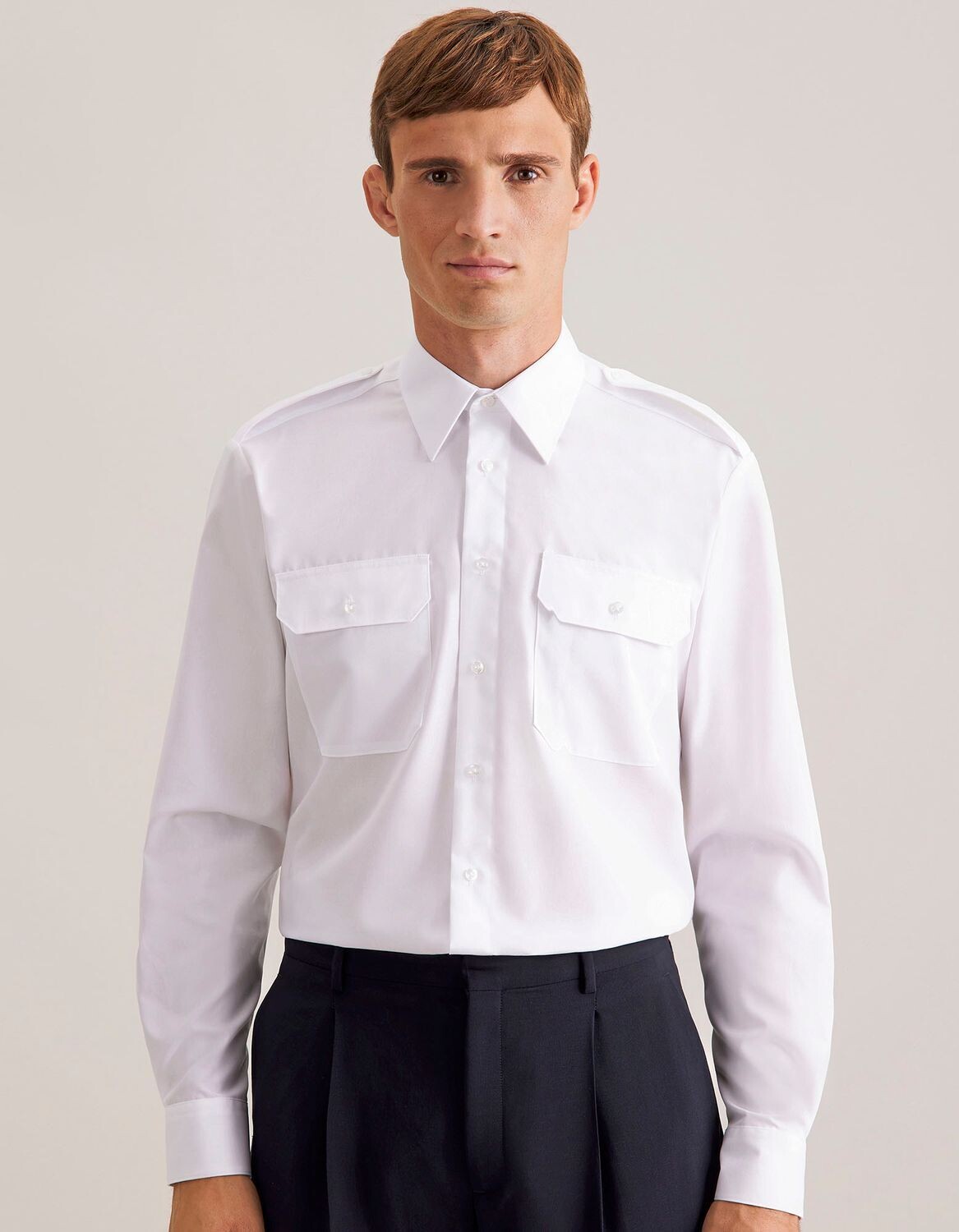 Men's Pilot Shirt Regular Longsleeve