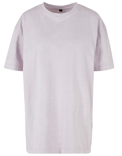 Ladies Oversized Acid Wash Tee