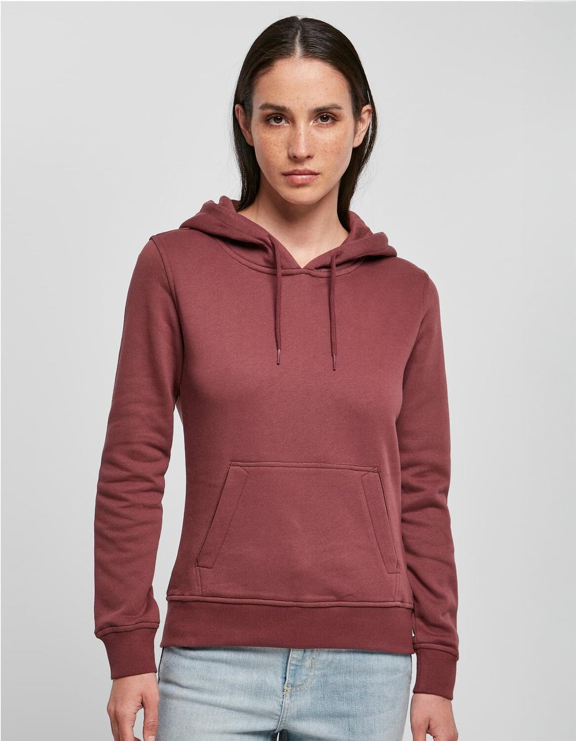 Felpa con cappuccio biologica da donna