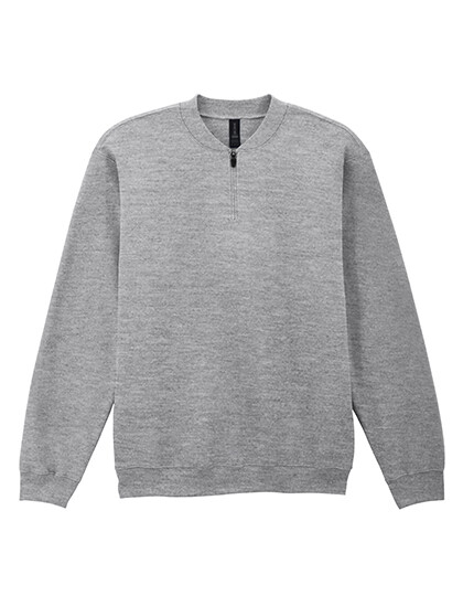 Felpa Softstyle® in pile per adulti, peso medio, con zip a 1/4