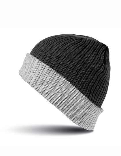 Gorro de punto de doble capa
