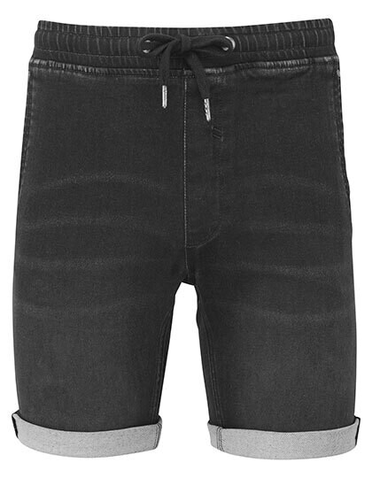 Men's Denim Drawstring Shorts