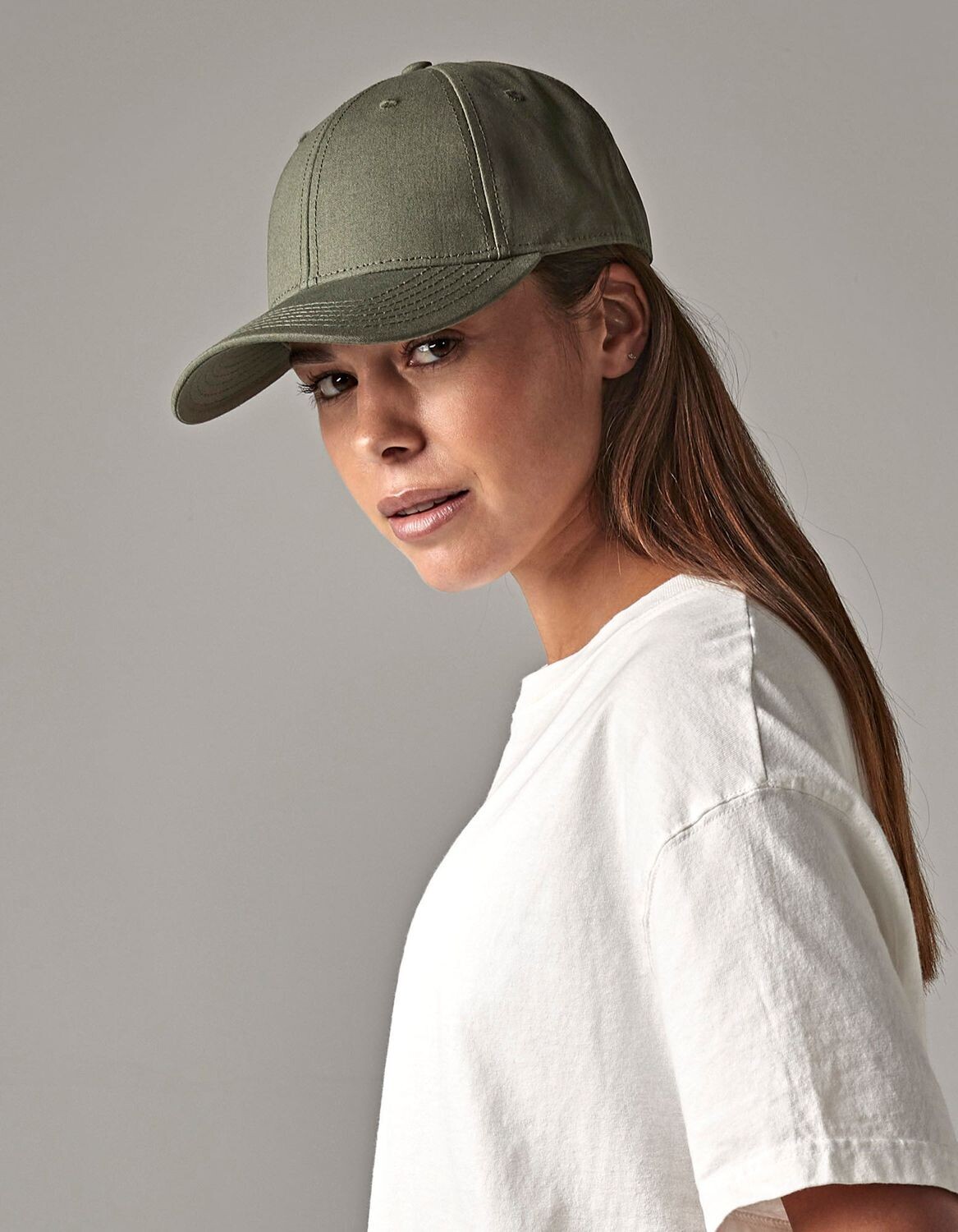 Cappello a 6 pannelli in tela di cotone biologico EarthAware®