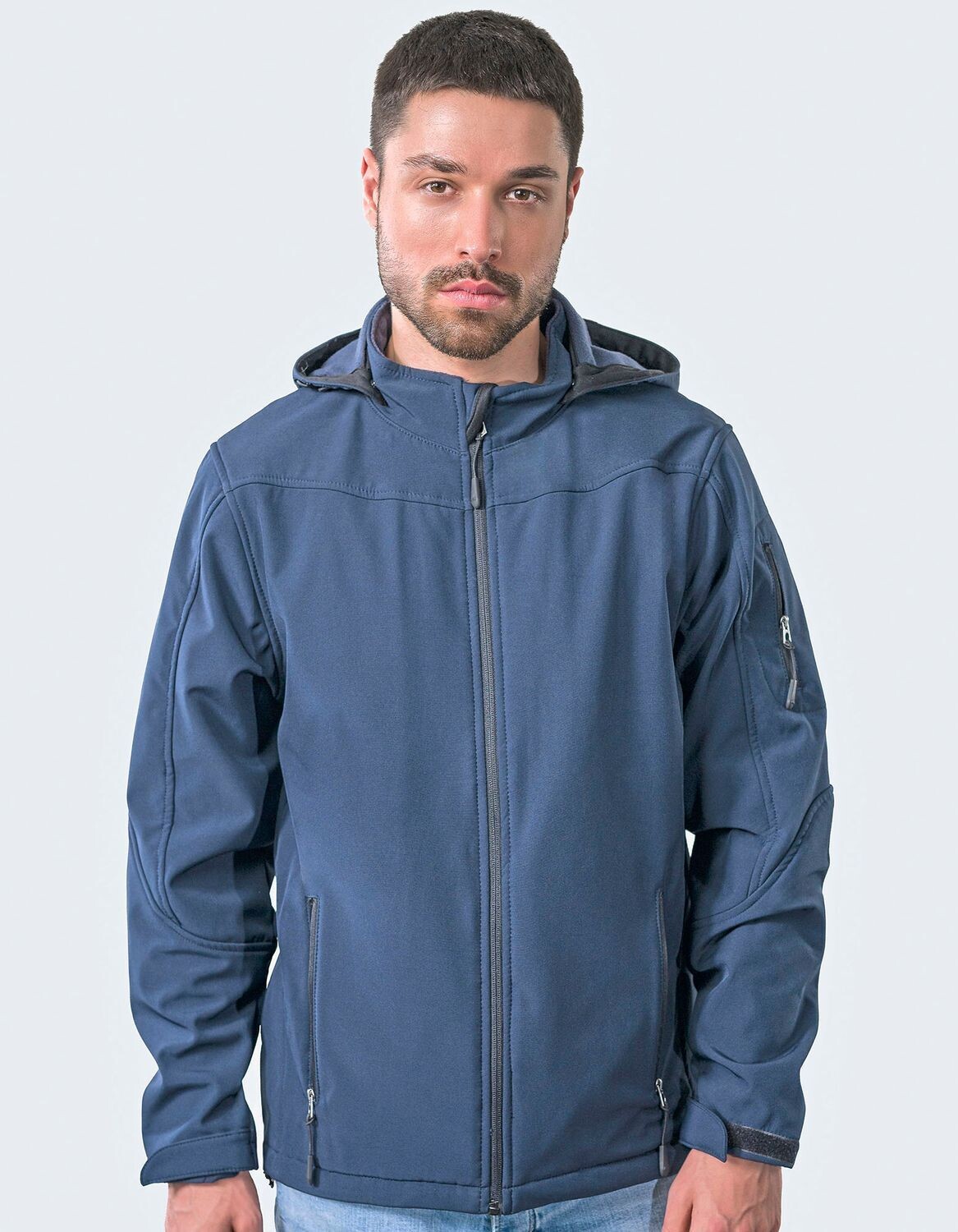 Giacca Soft-Shell da uomo con cappuccio
