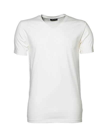 Maglietta stretch con scollo a V