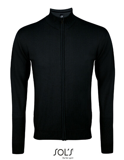 Men's Zipped Knitted Cardigan Gordon