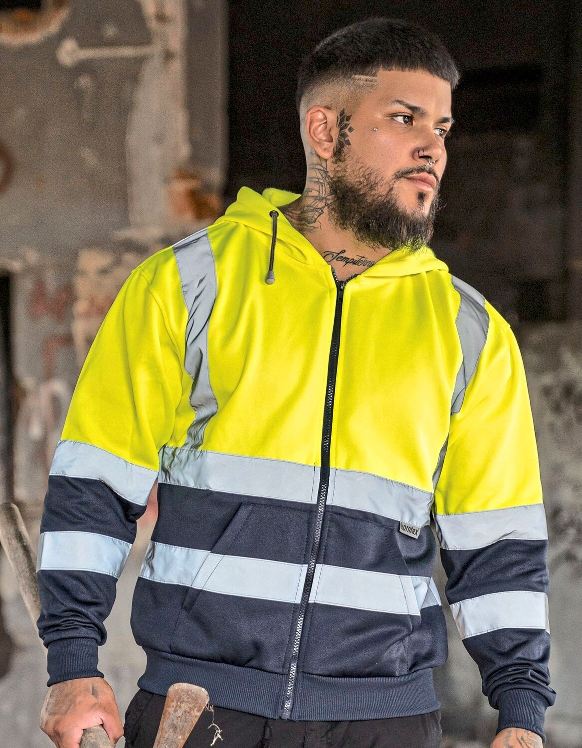 Hi-Vis Workwear - Giacca da lavoro con cappuccio Galway