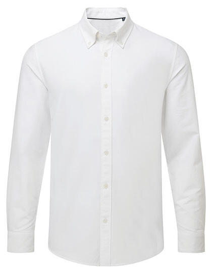 Camicia Oxford da uomo in cotone a maniche lunghe