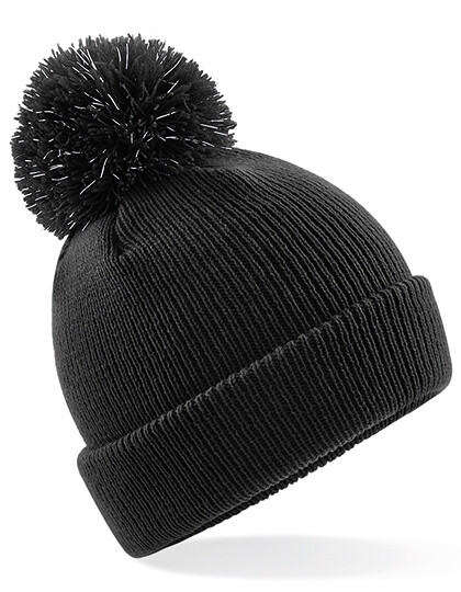 Bonnet à pompon réfléchissant pour enfant