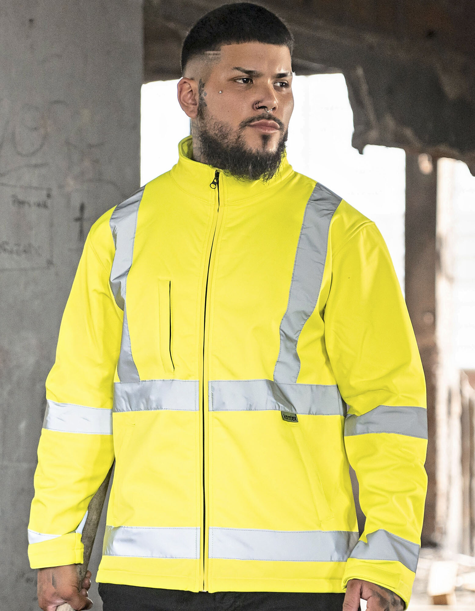 Hi-Vis Safety Softshell Jacket Turku