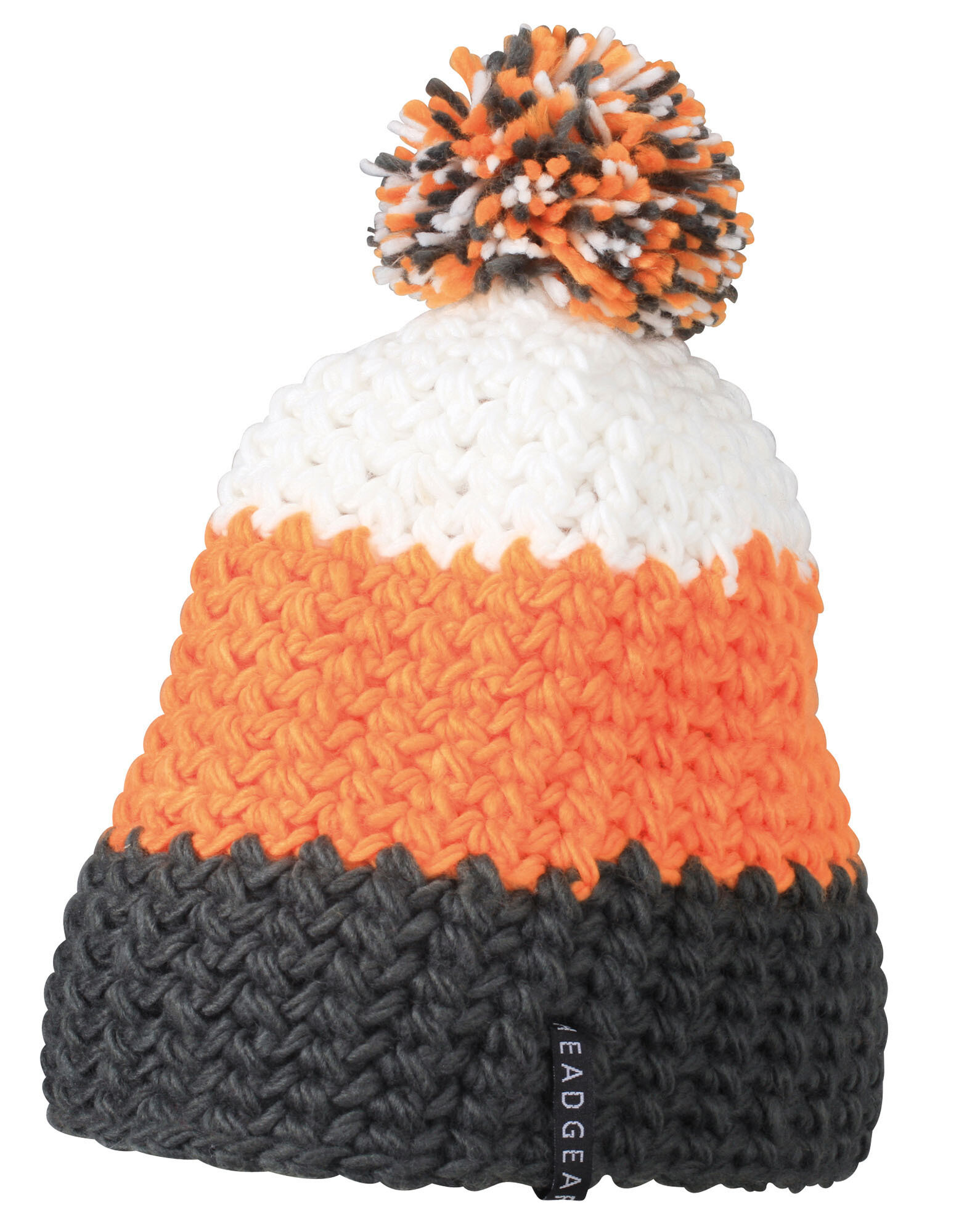 Crocheted Cap With Pompom
