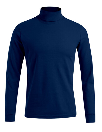 Maglia a collo alto da uomo a maniche lunghe