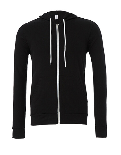 Unisex Poly-Cotton Fleece Full-Zip Hoodie
