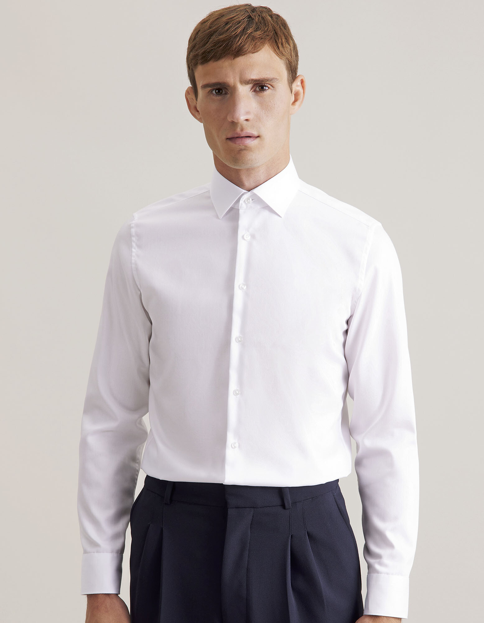 Men´s Shirt Slim Fit Fine Twill Longsleeve