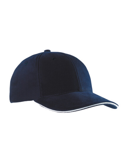 6-panel sandwich cap