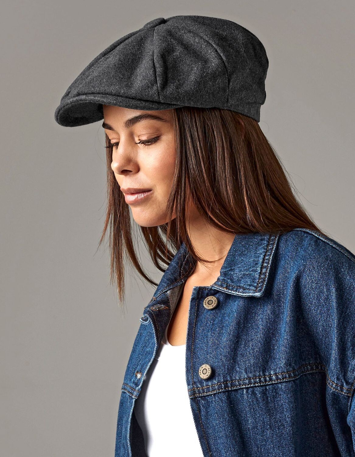 Cappello Baker Boy in lana Melton