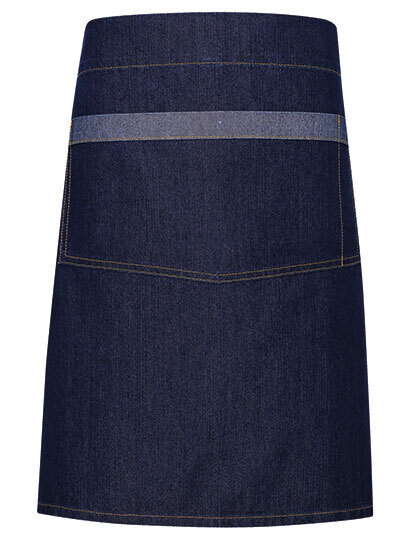 Domain Contrast Denim Waist Apron