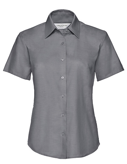 Chemise Oxford ajustée à manches courtes pour femme