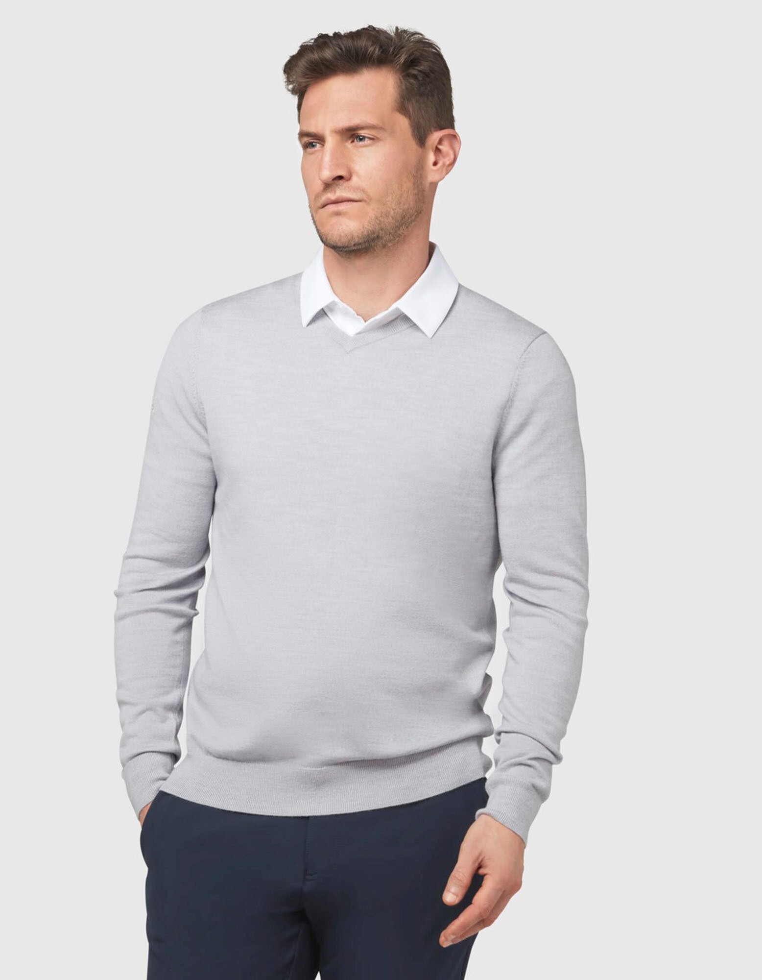 Men's V-Neck Merino Sweater