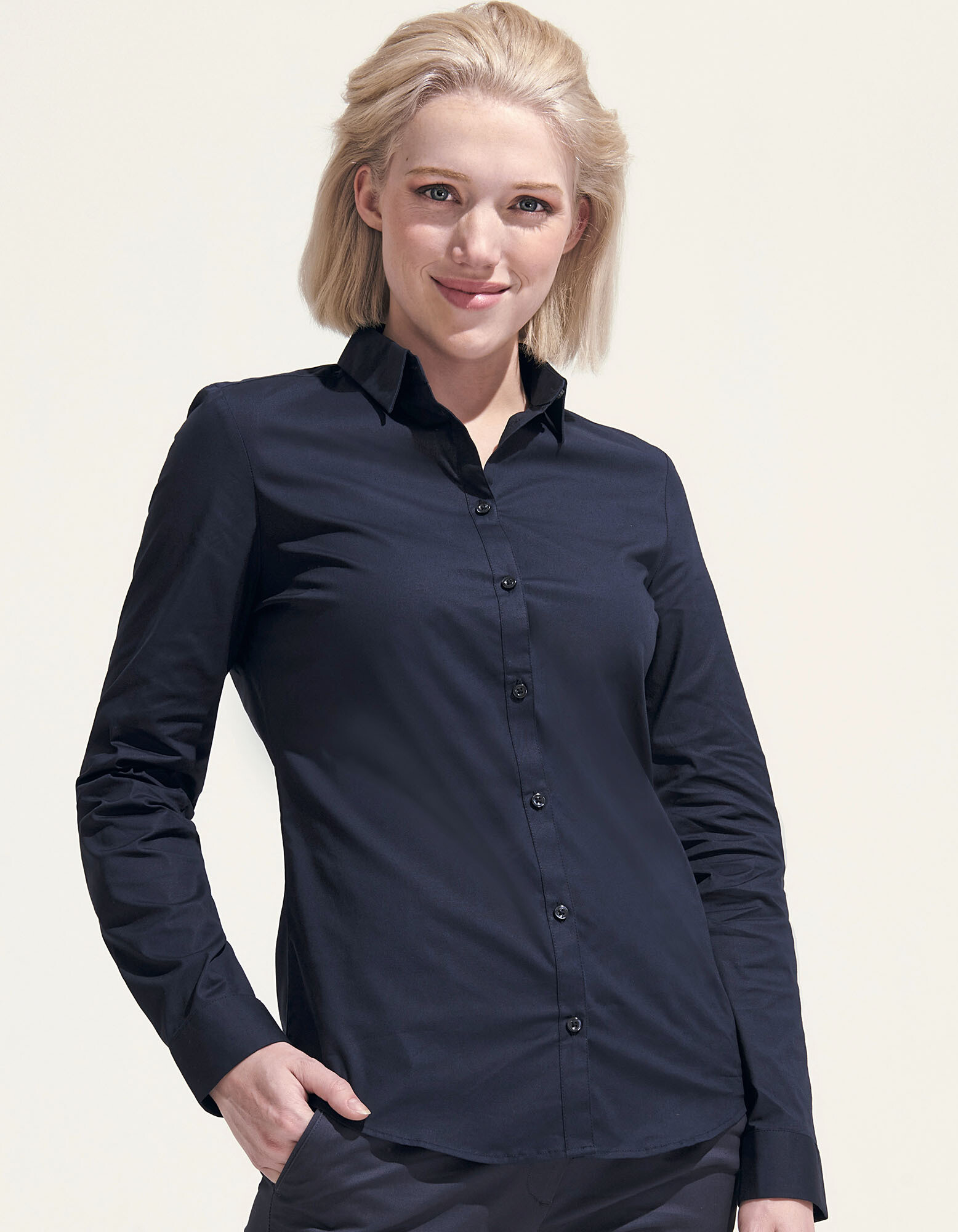 Women's Long Sleeve Stretch Shirt Blake