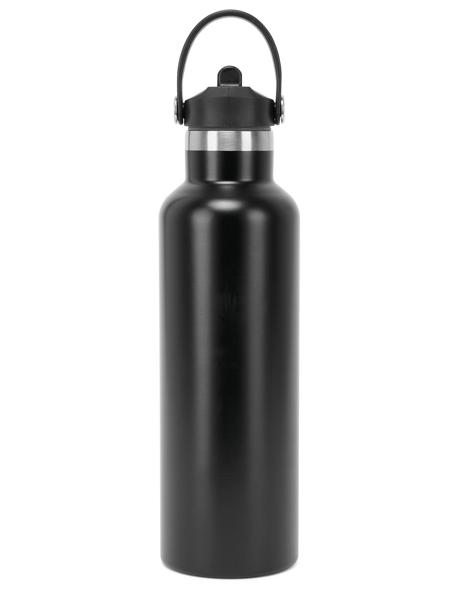 TriDri® Vacuum Sports Water Bottle With Flip Up Straw