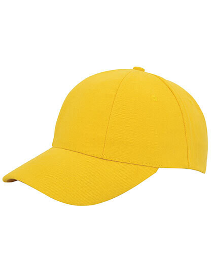 Low-profile brushed cotton cap