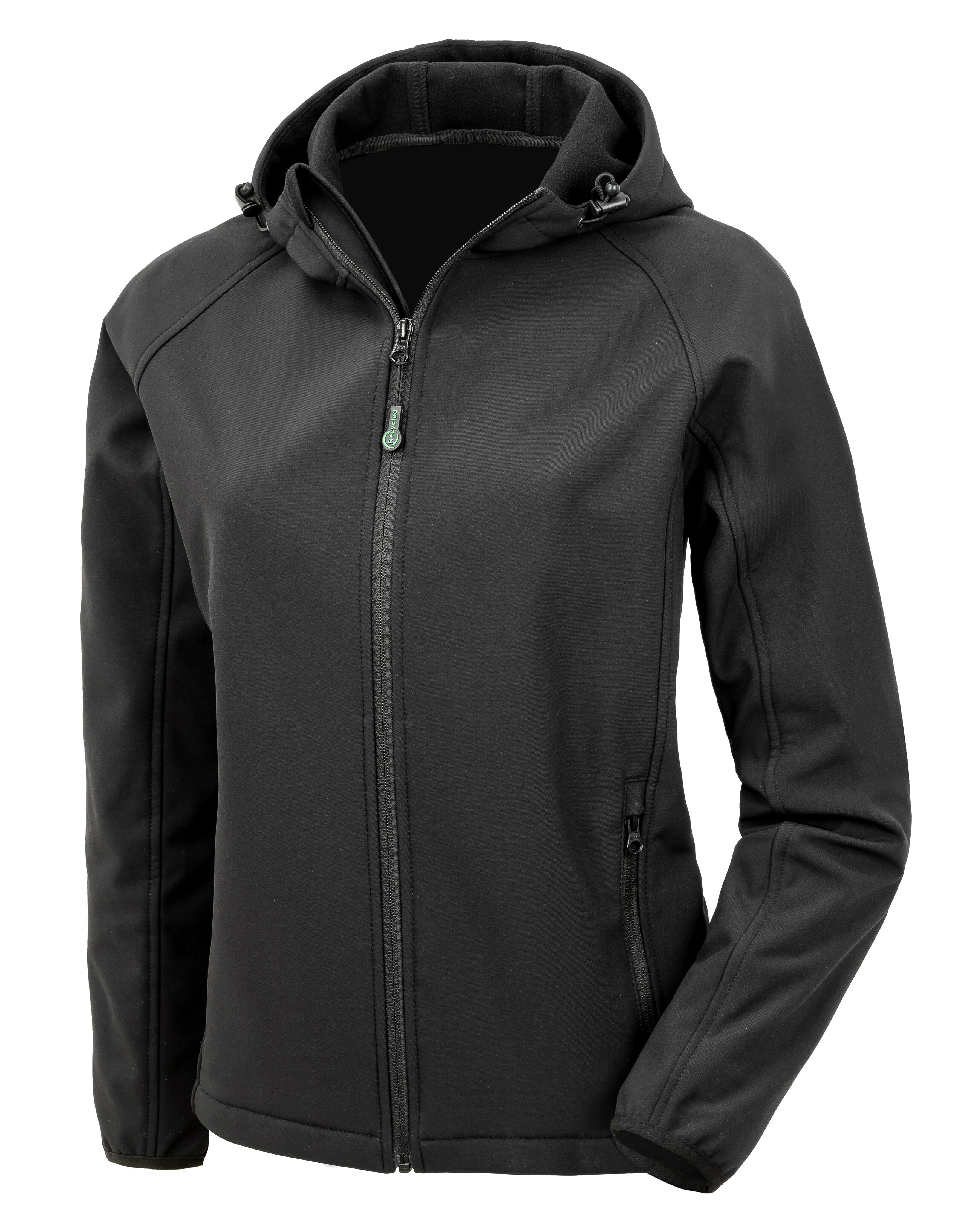 Women's Recycled 3-Layer Printable Hooded Softshell Jacket